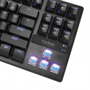  Marvo KG901 Multi-LED Mechanical Blue Switch Black USB 5