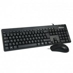  Combo Meetion 2in1 Keyboard/Mouse USB Corded MT-AT100 |RU/EN | black (12574)