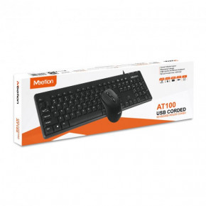  Combo Meetion 2in1 Keyboard/Mouse USB Corded MT-AT100 |RU/EN | black (12574) 4