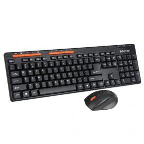  Combo Meetion 2in1 Keyboard/Mouse Wireless 2.4G MT-4100 |RU/EN | black (12573)