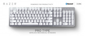  Razer Pro Type US Layout WL/BT/USB White (RZ03-03070100-R3M1) 14