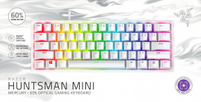 ̳- Razer Huntsman - Mercury Ed. (Գ ) -   (RZ03-03390300-R3M1) 6