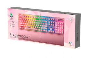  Razer BlackWidow V3 Green Switch US Layout Quartz USB RGB Pink (RZ03-03541800-R3M1) 3