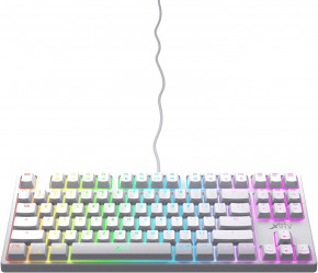  Xtrfy K4 TKL RGB Kailh Red Ukr-Ru, White (XG-K4-RGB-TKL-WH-R-UKR)