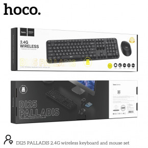 '    Hoco DI25 PALLADIS 2.4GWireless/Eng-Rus Black 7