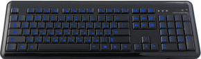  HQ-Tech KB-307F Black/Blue USB