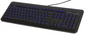  HQ-Tech KB-307F Blue LED USB black 4