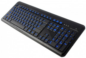  HQ-Tech KB-307F Blue LED USB black 5