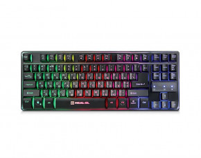  Real-el Gaming 8710 TKL Backlit USB Black 6