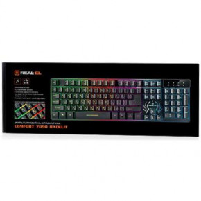  REAL-EL 7090 Comfort Backlit, black 4