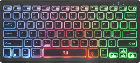  Rii K09 Multimedia Bluetooth Keyboard With Rainbow Backlit