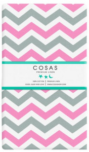    Cosas WHITE / ZIGZAG GREY ROSE (4822052056882) 3