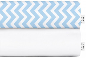    Cosas  WHITE / ZIGZAG LIGHT BLUE (4822052056875)