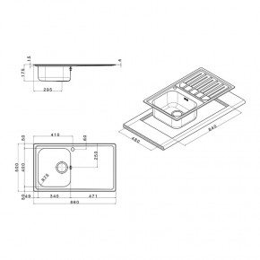   Apell Melodia MLE861IRBC Brushed 3