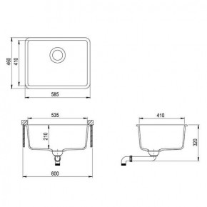   AquaSanita Arca SQA102-202 Alumetallic 3