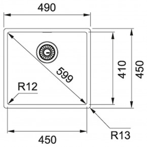   Franke BXX 210/110-45 (127.0369.250)  3