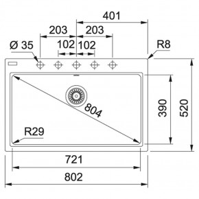   Franke FIG 610-80 (114.0618.386)  3