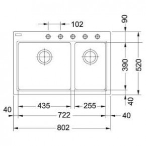   Franke FIG 620-80 (114.0618.382)  3