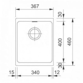   Franke KBG 110-34 (125.0073.031)  6