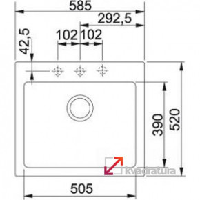   Franke MRG 610-58 (114.0565.125)  4