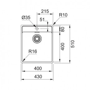   Franke MRX 210-40 TL (127.0598.748)  3