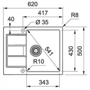   Franke S2D 611-62 (143.0627.288) 3