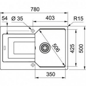   Franke UBG 611-78  (114.0574.939)  5