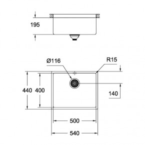   Grohe Sink K700U 31574GN0