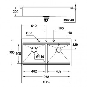   Grohe Sink K800 31585SD0