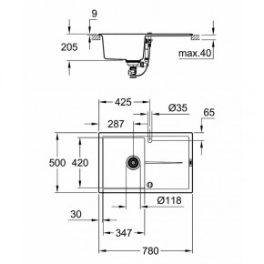   Grohe EX Sink K400 31639AT0