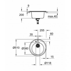   Grohe Sink K200 31656AT0 3