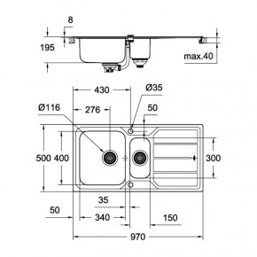   Grohe Sink K500 31572SD0 3