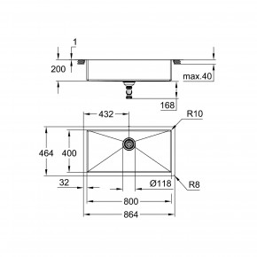   Grohe Sink K700 31580SD1 3