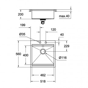   Grohe Sink K800 31583SD0 3