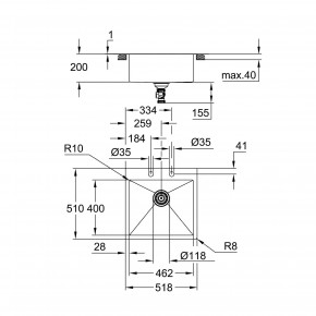   Grohe Sink K800 31583SD1 3