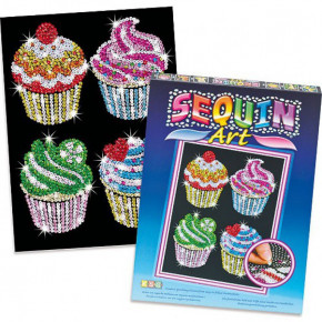    Sequin Art BLUE Cupcakes SA1130 (JN63SA1130)