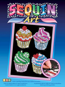    Sequin Art BLUE Cupcakes SA1130 (JN63SA1130) 3