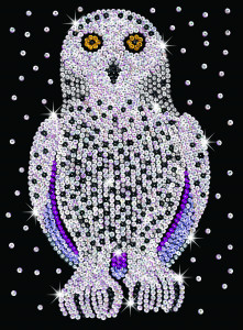    Sequin Art BLUE Snowy Owl New (SA1604)