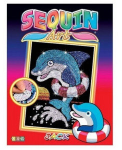    Sequin Art RED Jack Dolphin SA1304