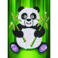    Sequin Art RED Paz Panda SA1414 3