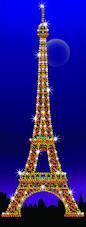    Sequin Art STRICTLY Eiffel Tower (SA1405) 3