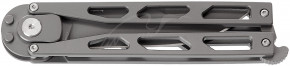  Artisan Kinetic Balisong Small, D2, Steel gray 1823PLS-GY 5