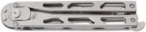  Artisan Kinetic Balisong Small, D2, Steel silver 1823PLS-SW 5