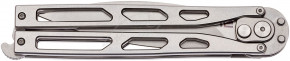  Artisan Kinetic Balisong, D2, Steel silver 1823PL-ST 4