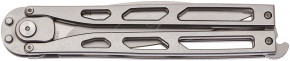  Artisan Kinetic Balisong, D2, Steel silver 1823PL-ST 5