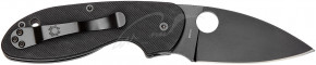  Spyderco Efficent Black Blade C216GPBBK 3