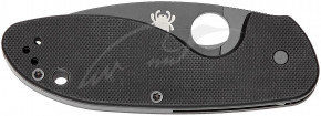  Spyderco Efficent Black Blade,  C216GPSBBK 4