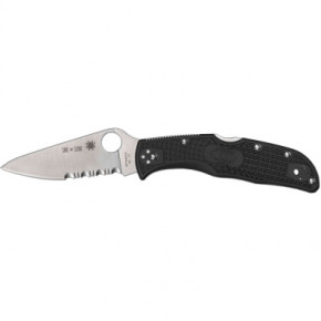  Spyderco Endela Thin Red Line Serrated (C243FPSBKRD)