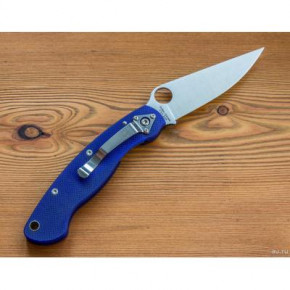  Spyderco Military, S110V,  (C36GPDBL) 3