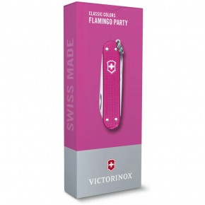 ͳ- Victorinox Classic SD Alox Colors Flamingo Party 58 , 5 ,  (0.6221.251G) 9